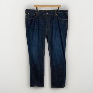 Levi's 541 Jeans Men's 44X34 Blue Denim Athletic Fit Straight Leg Stretch Casual